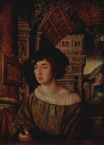 Ambrosius Holbein Portrait of a Young Man,